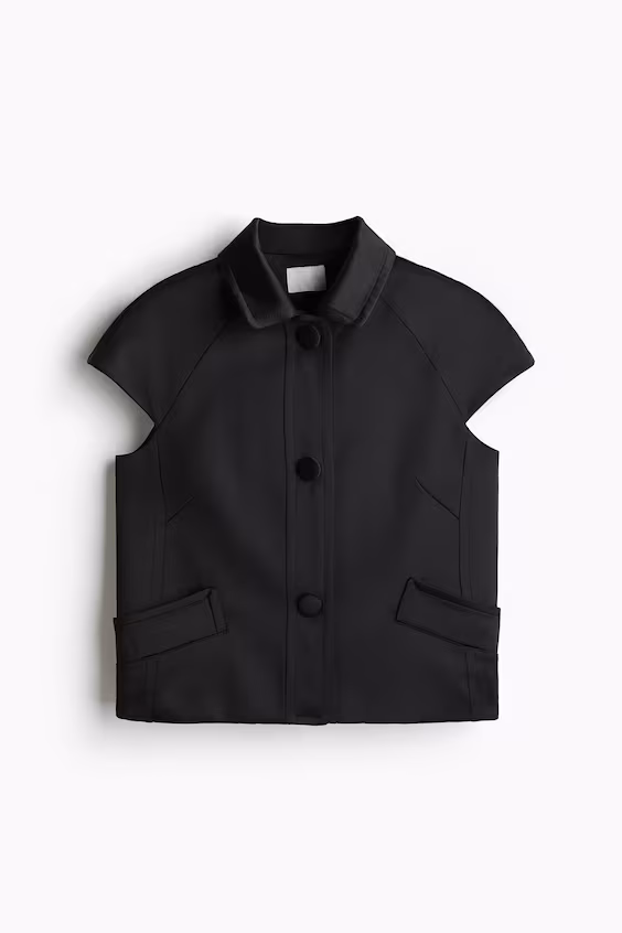 Пальто с рукавами, закрывающими плечо