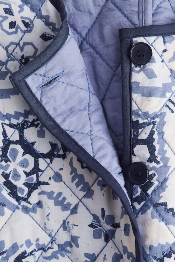 Стёганая куртка из поплина