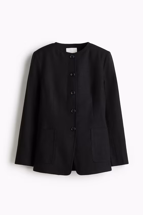 Пиджак из смеси льна