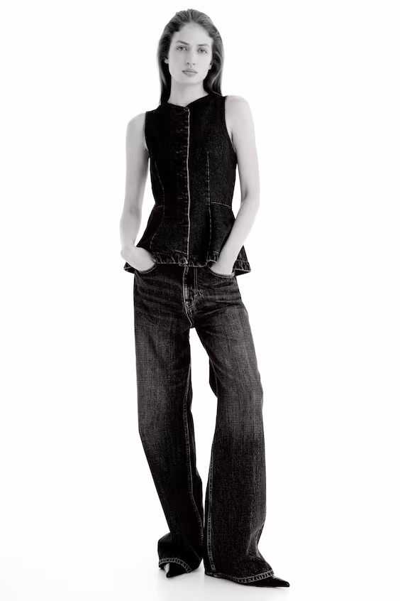 Жилет с баской