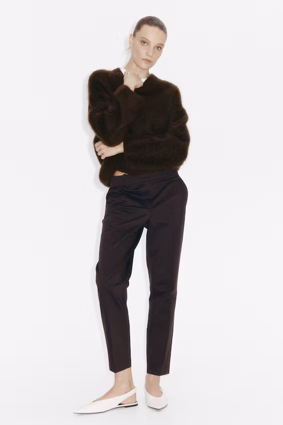 Брюки cigarette