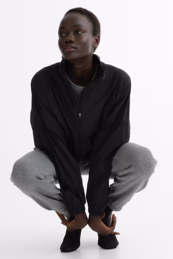 Брюки для тренировок из смеси хлопка h&m