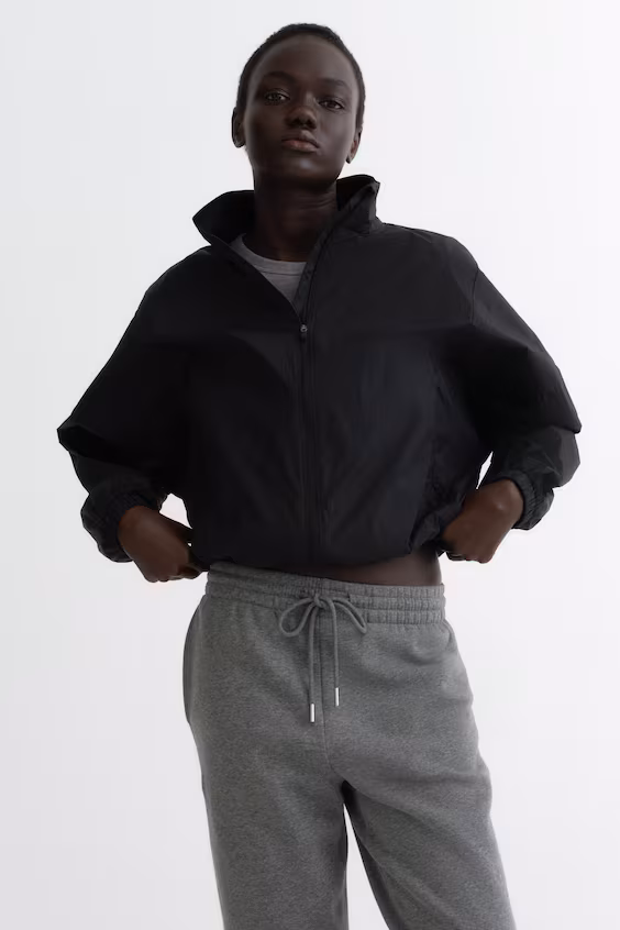 Брюки для тренировок из смеси хлопка h&m