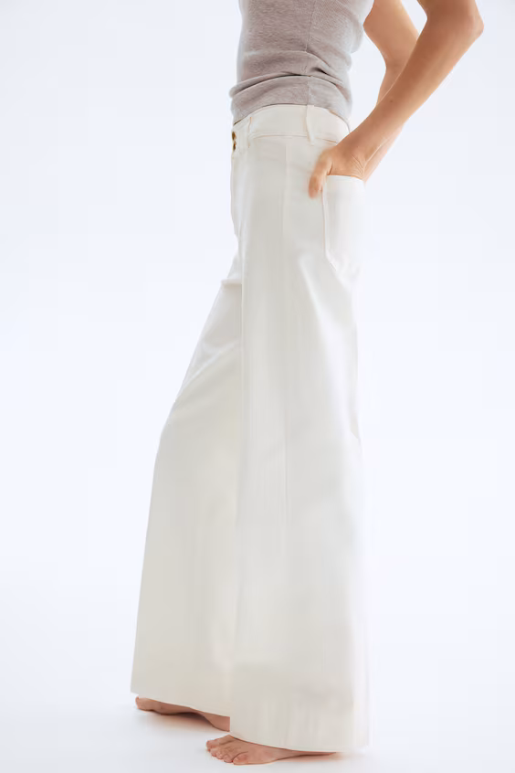 Брюки из холста