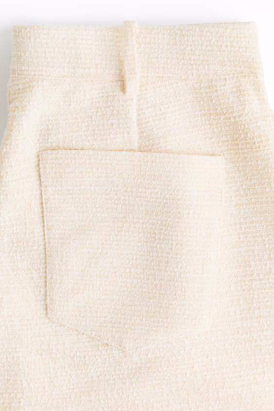 Широкие брюки из букле h&m