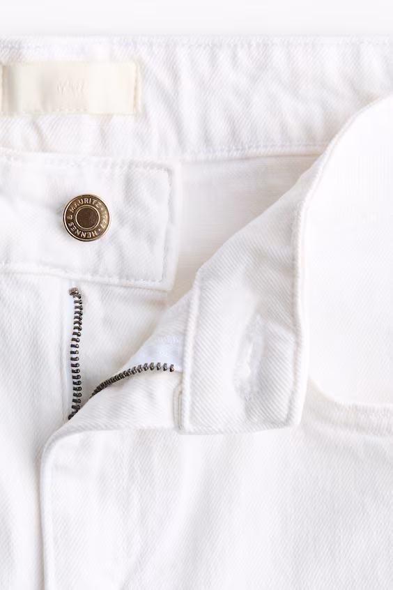 Джинсы с высокой посадкой wide high