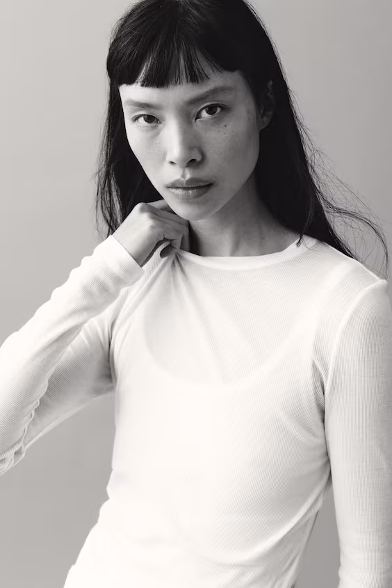 Джинсы с высокой посадкой wide high