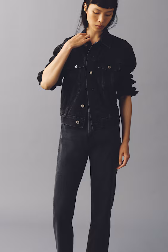 Джинсы mom slim fit high waist ankle