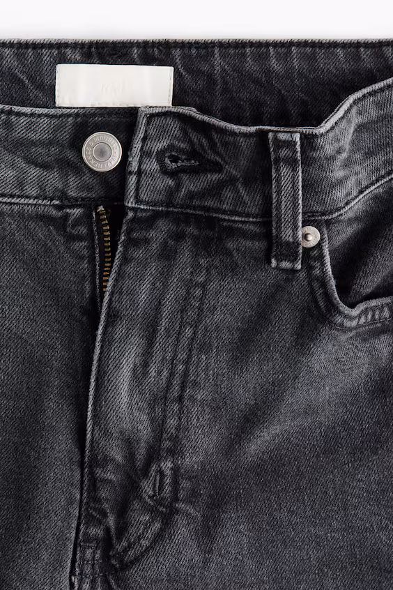 Джинсы mom slim fit high waist ankle