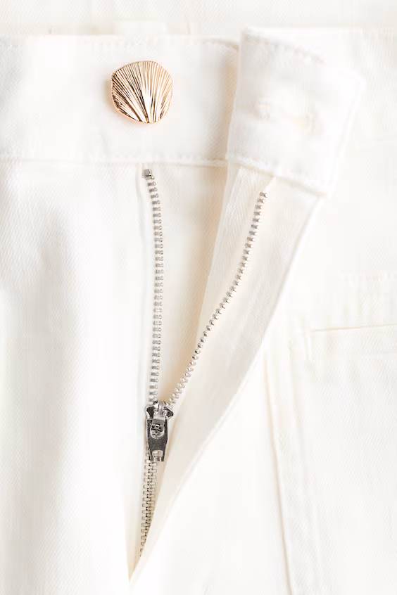 Джинсы широкие и высокие h&m