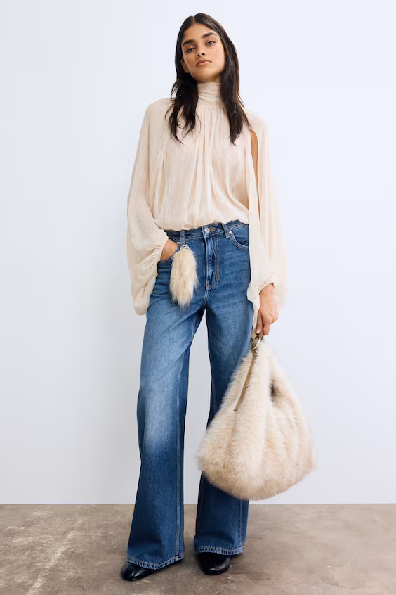 Джинсы супер высокой посадки