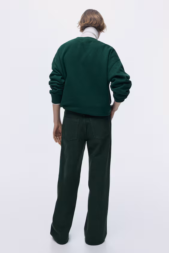 Джинсы с высокой посадкой h&m