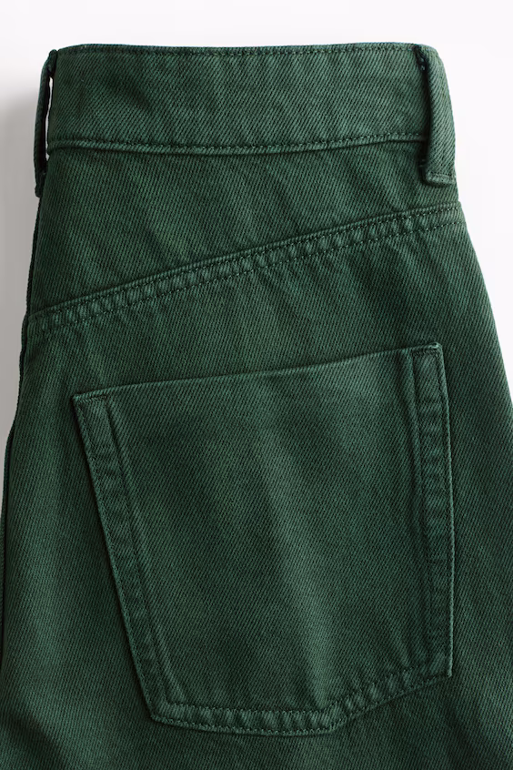 Джинсы с высокой посадкой h&m