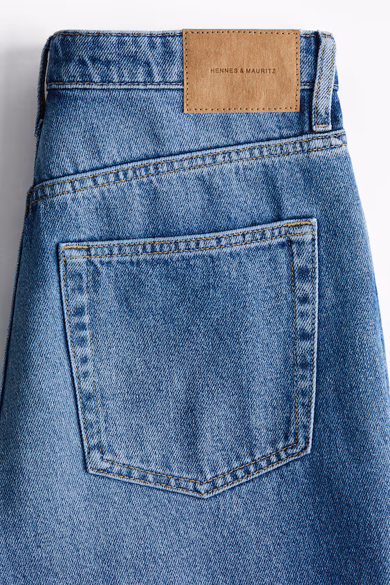 Джинсы прямого кроя h&m