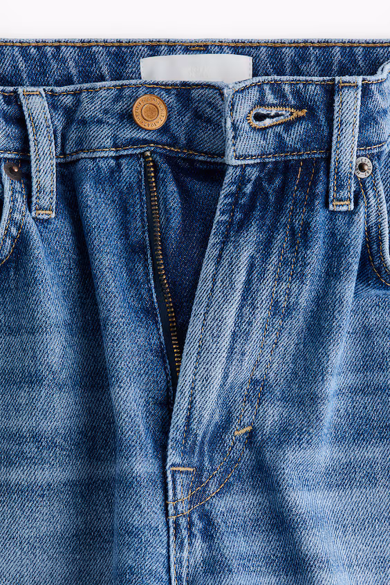 Джинсы прямого кроя h&m