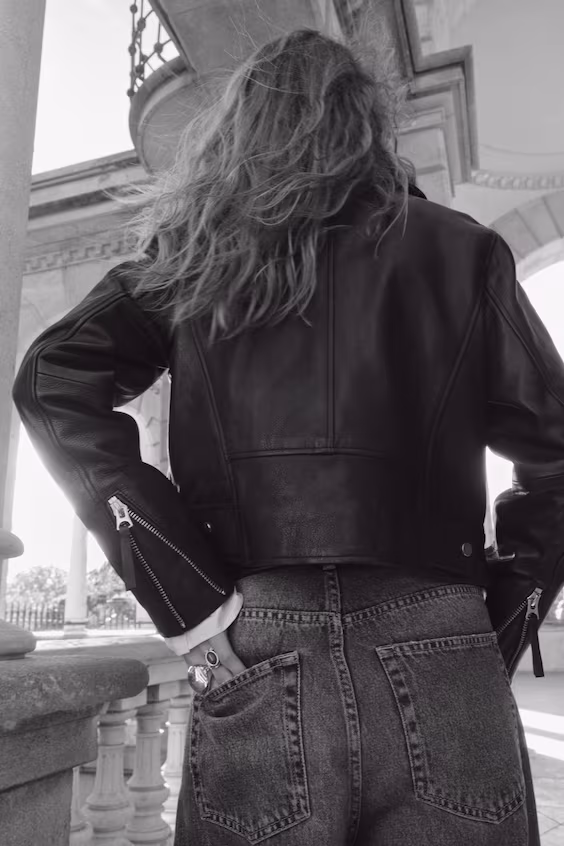 Джинсы с высокой талией barrel high ankle