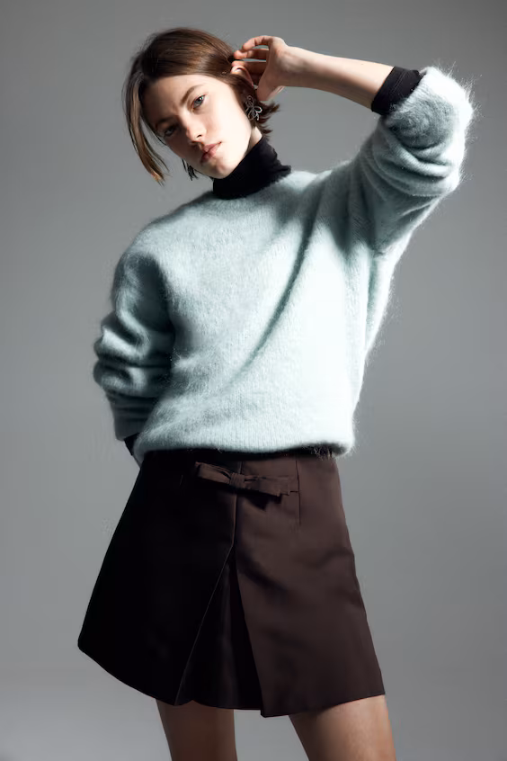 Юбка-мини с бантом