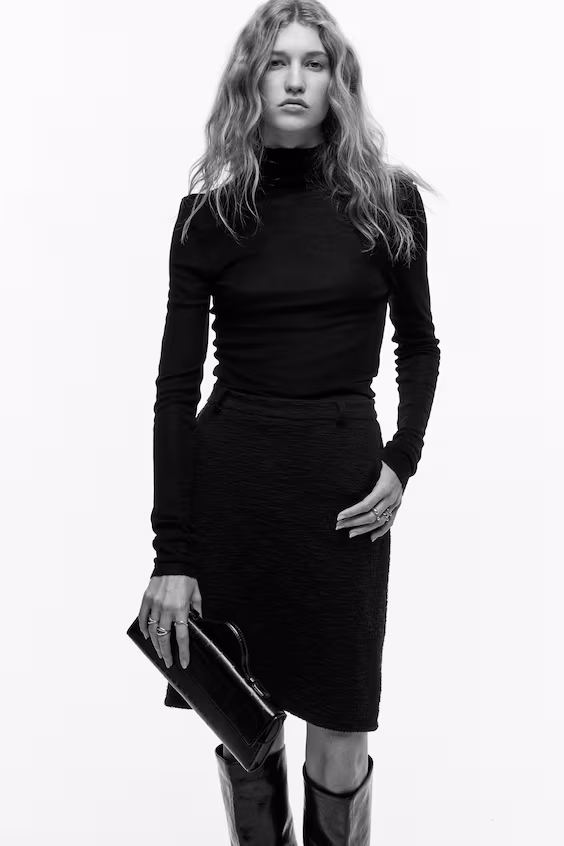 Карандашная юбка из джерси h&m