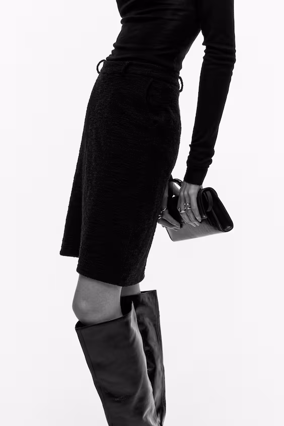 Карандашная юбка из джерси h&m