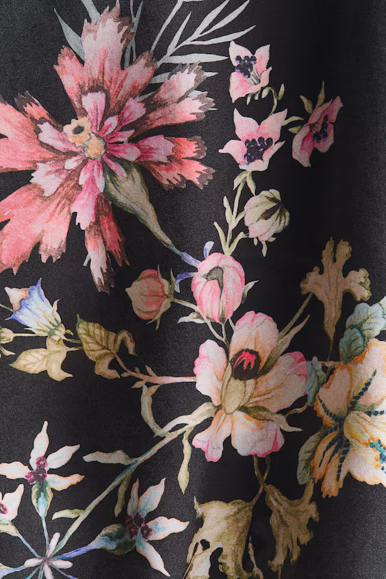 Длинная юбка свободного кроя h&m