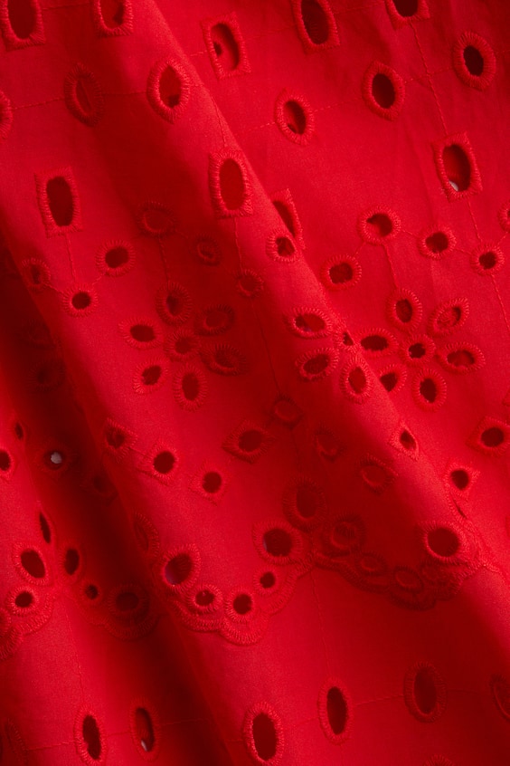 Юбка с английской вышивкой