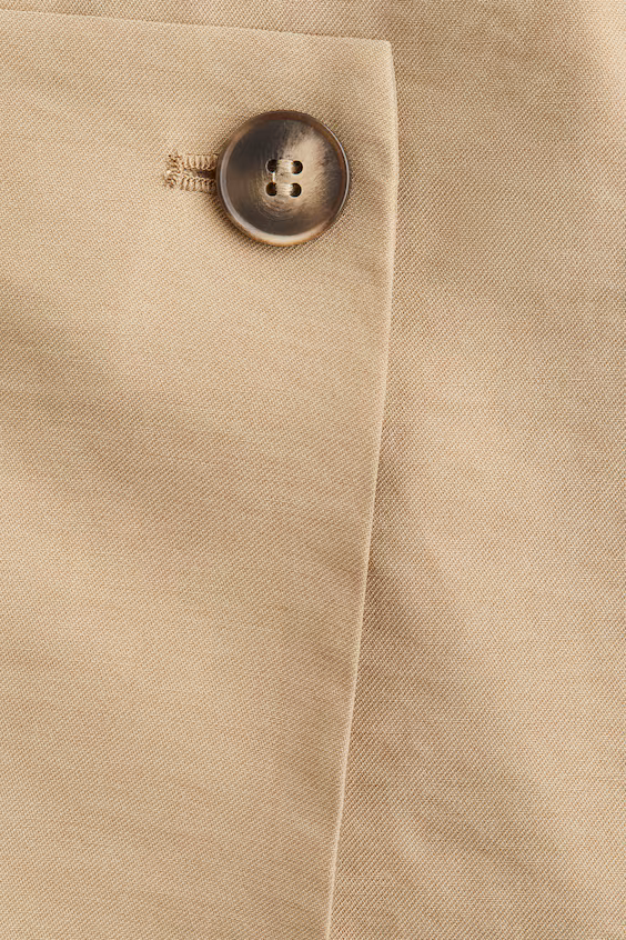 Шорты-юбка с запахом