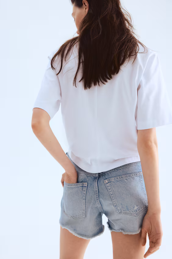 Джинсовые шорты high