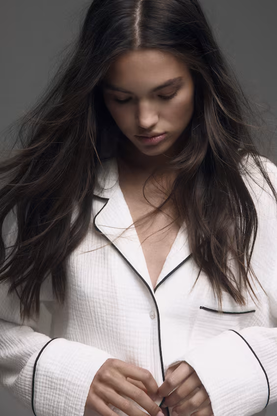 Пижама из хлопковой муселина