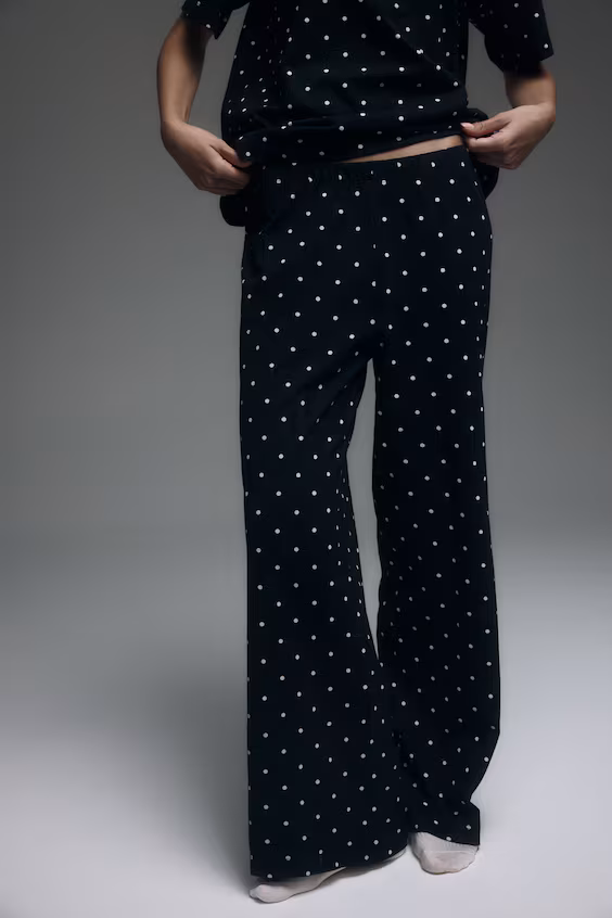 Пижама из хлопка h&m