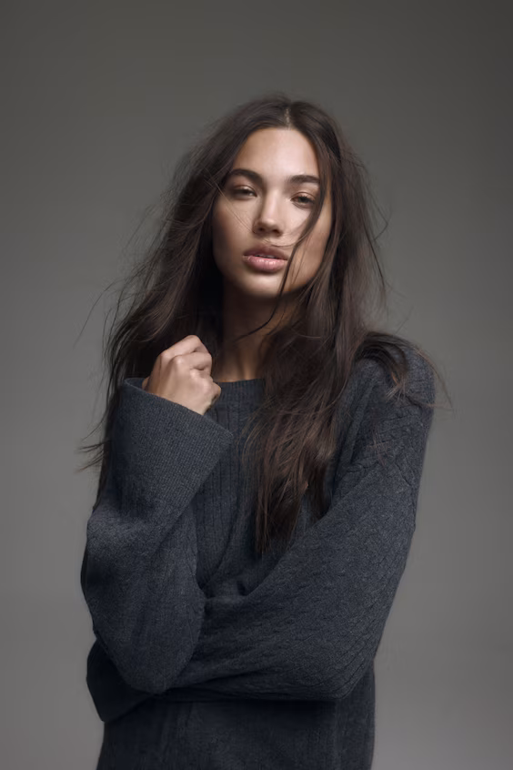 Платье из трикотажа твист