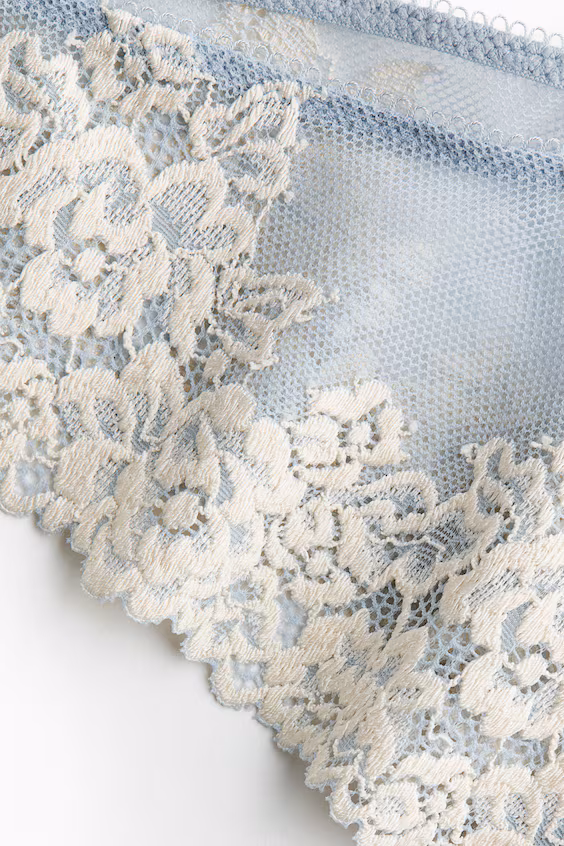 Пакет из 2 бразильских трусиков-слипов из кружева