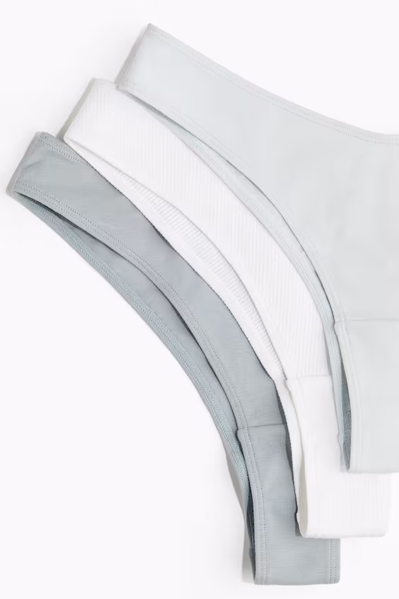 Набор из 7 хлопковых трусиков brazilian