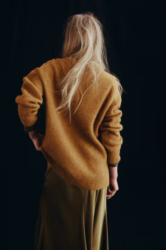 Свитер оверсайз из альпаки