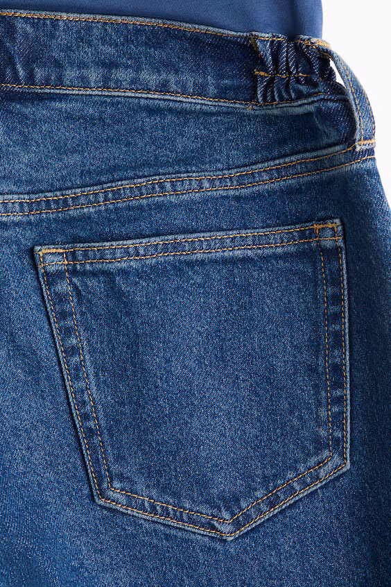 Mama прямые джинсы до щиколотки