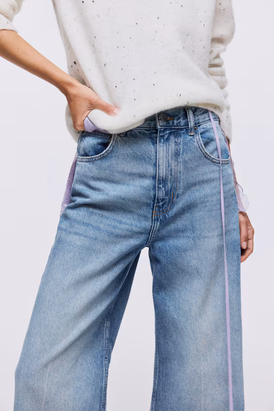 Джинсы bootcut high