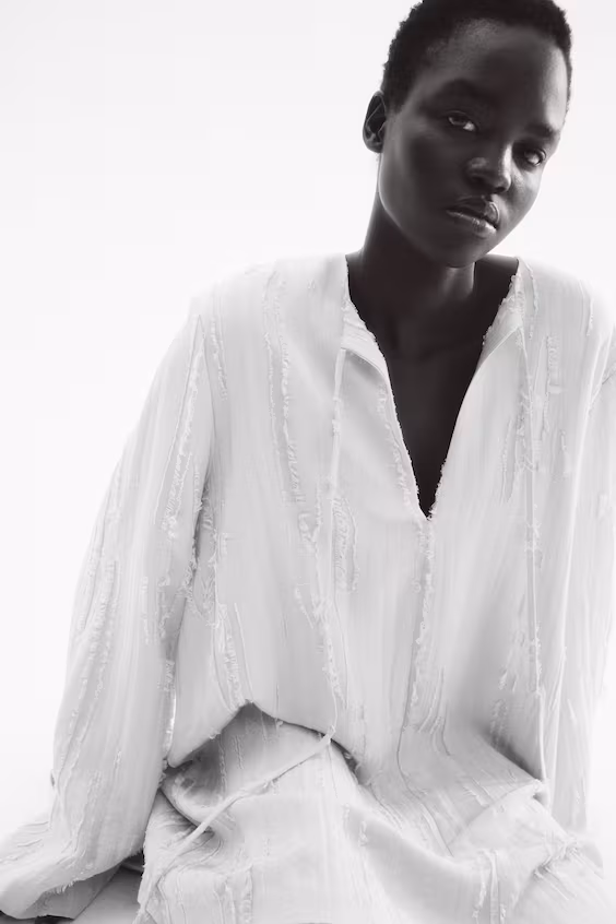 Платье из жаккардовой ткани