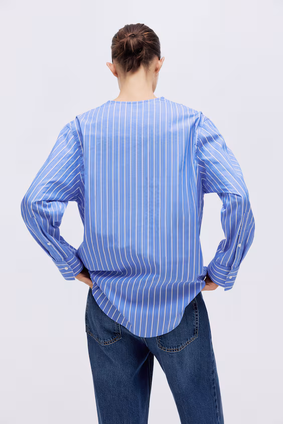 Оверсайз рубашка из хлопка