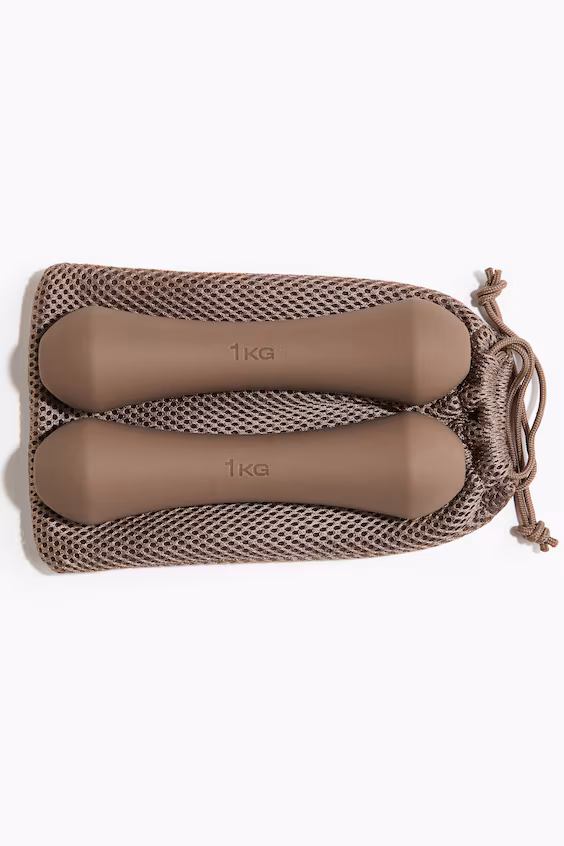 Набор из 2 гантелей из силикона