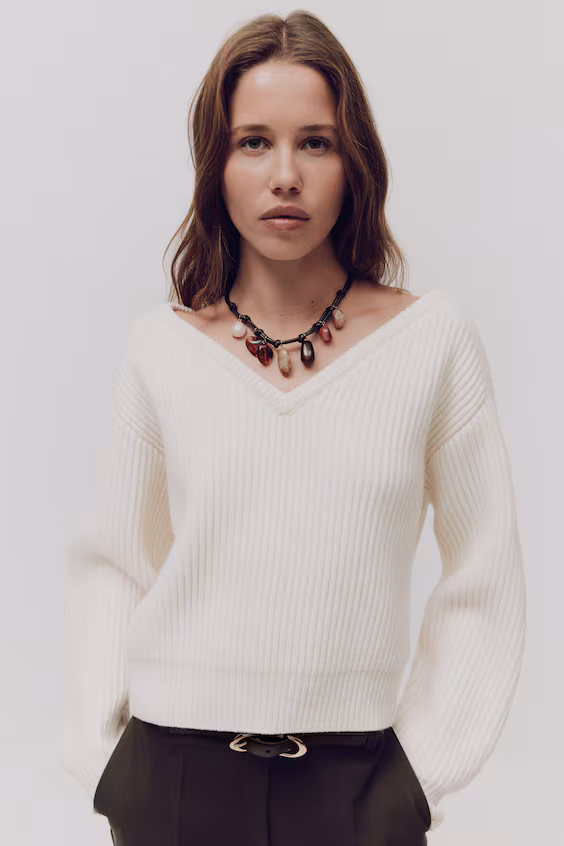 Цепное колье с подвесками