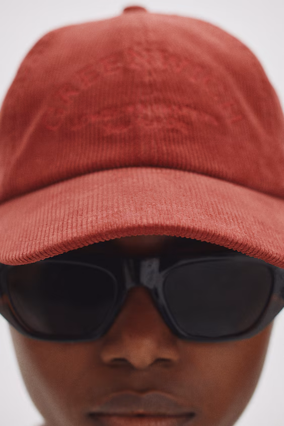 Бейсболка из хлопкового сукна