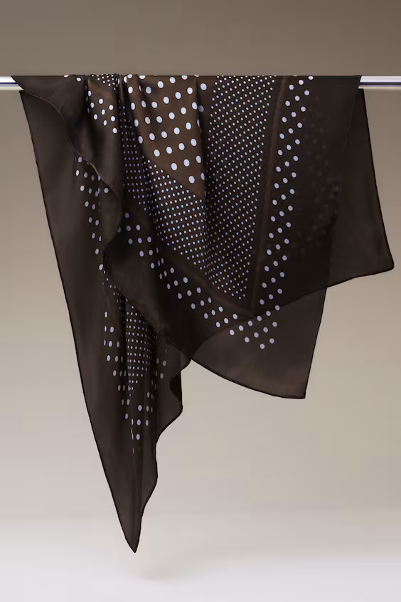 Платок с принтом