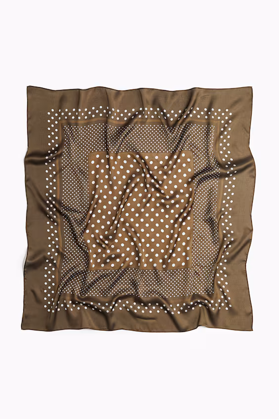 Платок с принтом