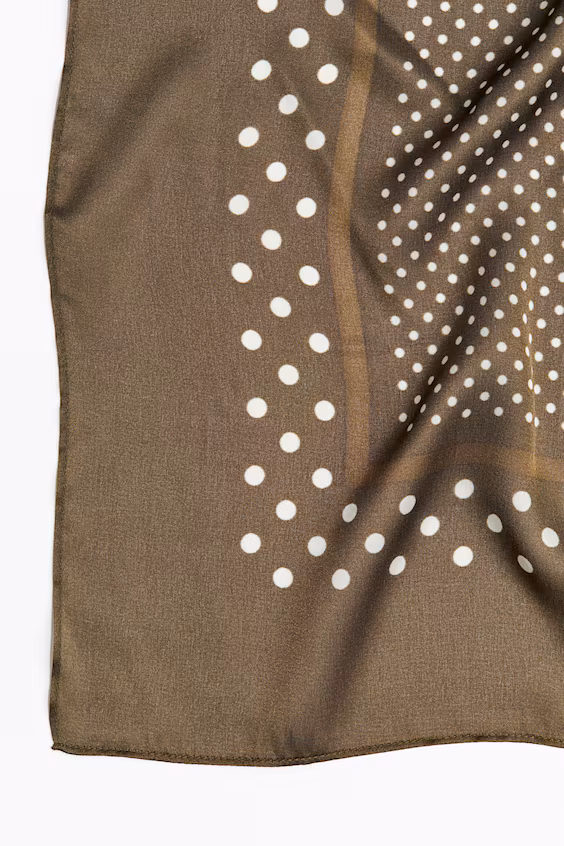 Платок с принтом