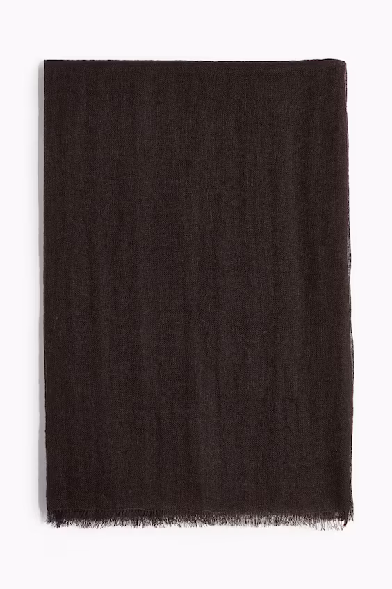 Палантин из льна