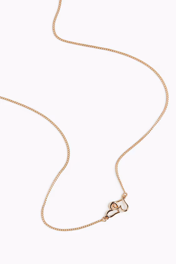 Колье с подвеской в виде сердец h&m