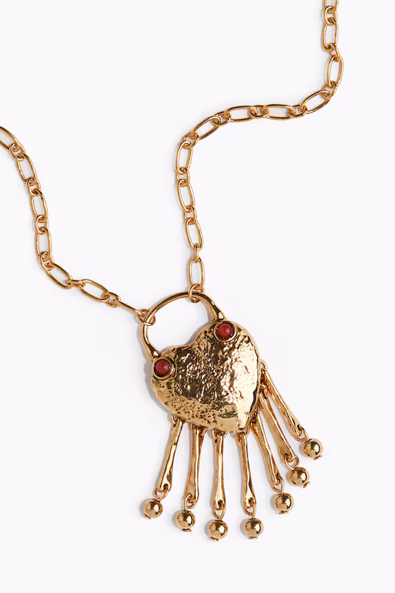 Колье с подвеской h&m