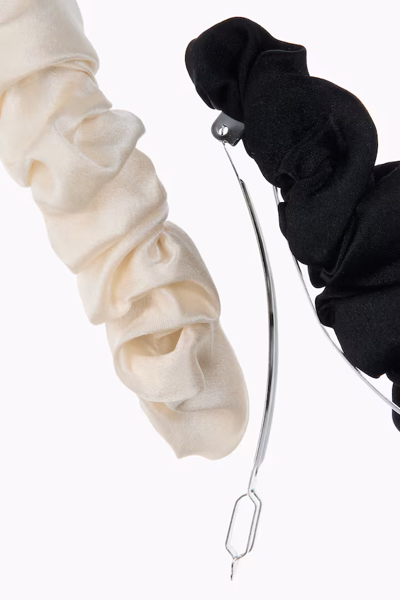 Набор из 2 заколок для волос из шелка