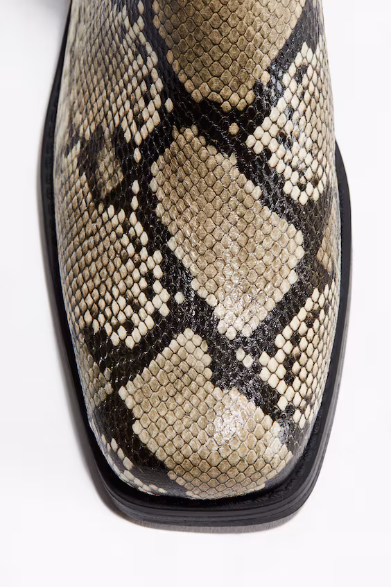 Ботильоны челси с квадратными носками