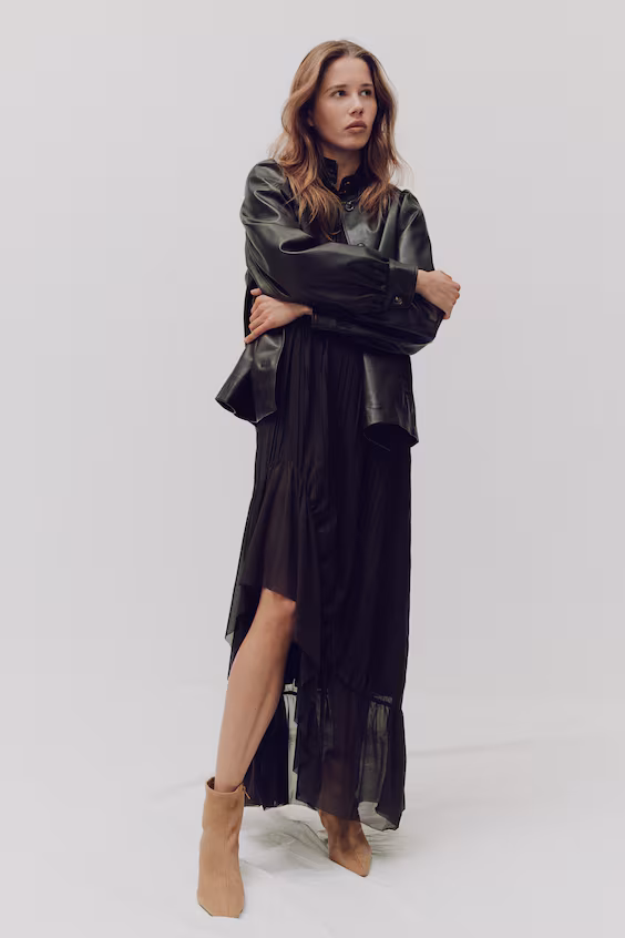 Лодочки с высоким каблуком