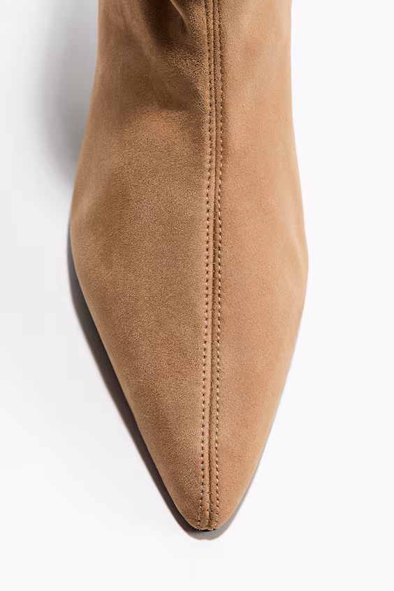 Лодочки с высоким каблуком